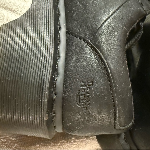 Dr. Martens Black Leather Lace-Up Booties - Picture 2 of 12